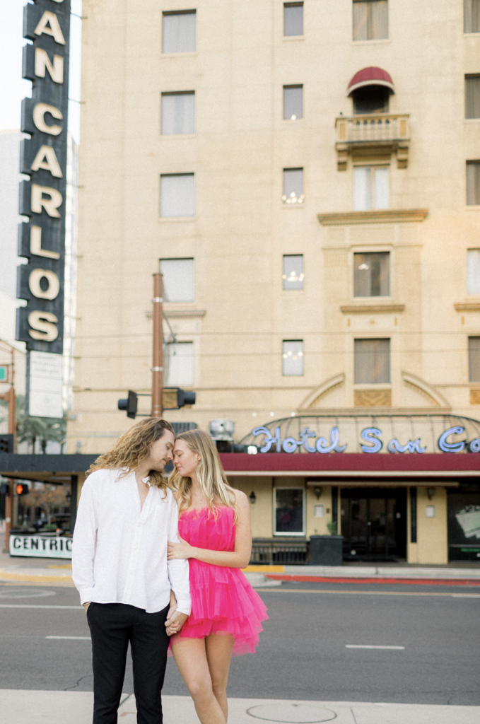 Downtown Phoenix Engagement Photoshoot